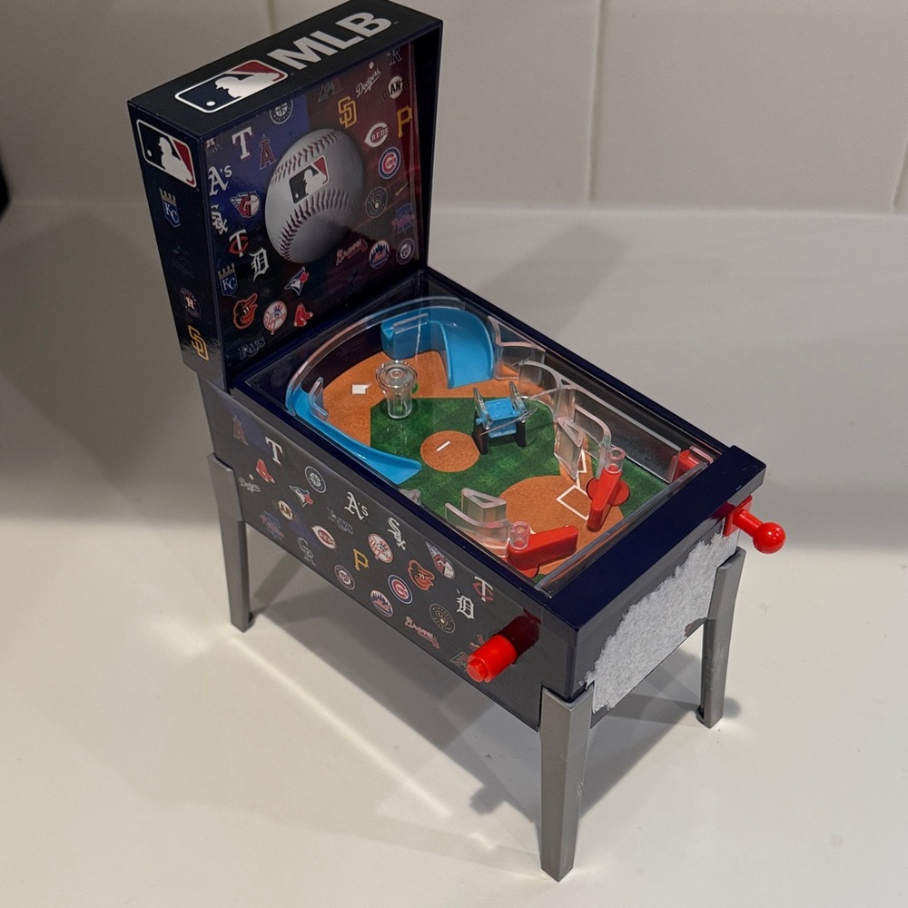 MLB Tabletop Pinball Game - Black and Blue